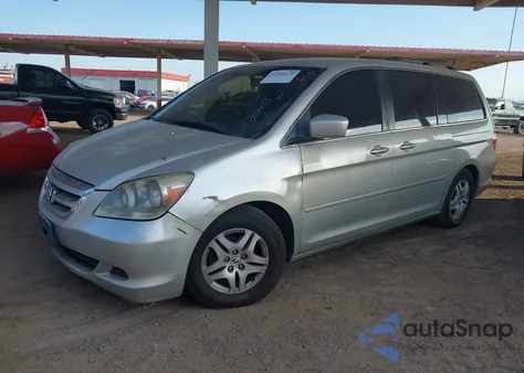 2005 Honda Odyssey Ex из США, поврежденный, VIN 5FNRL384X5B004055